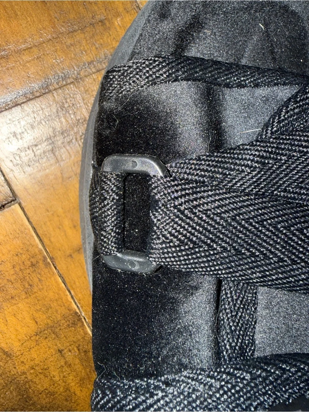 Men's Black Slip-On Buckle Draco Slides